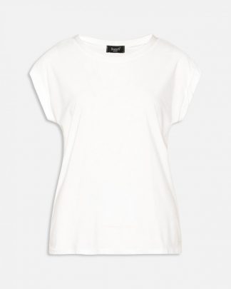 off white t skjorte topp MioTrend hvit linskjorte Kiva MioTrend