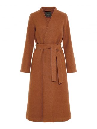 Evelina beige kåpe med hette MioTrend Evelina beige kåpe med hette MioTrend
