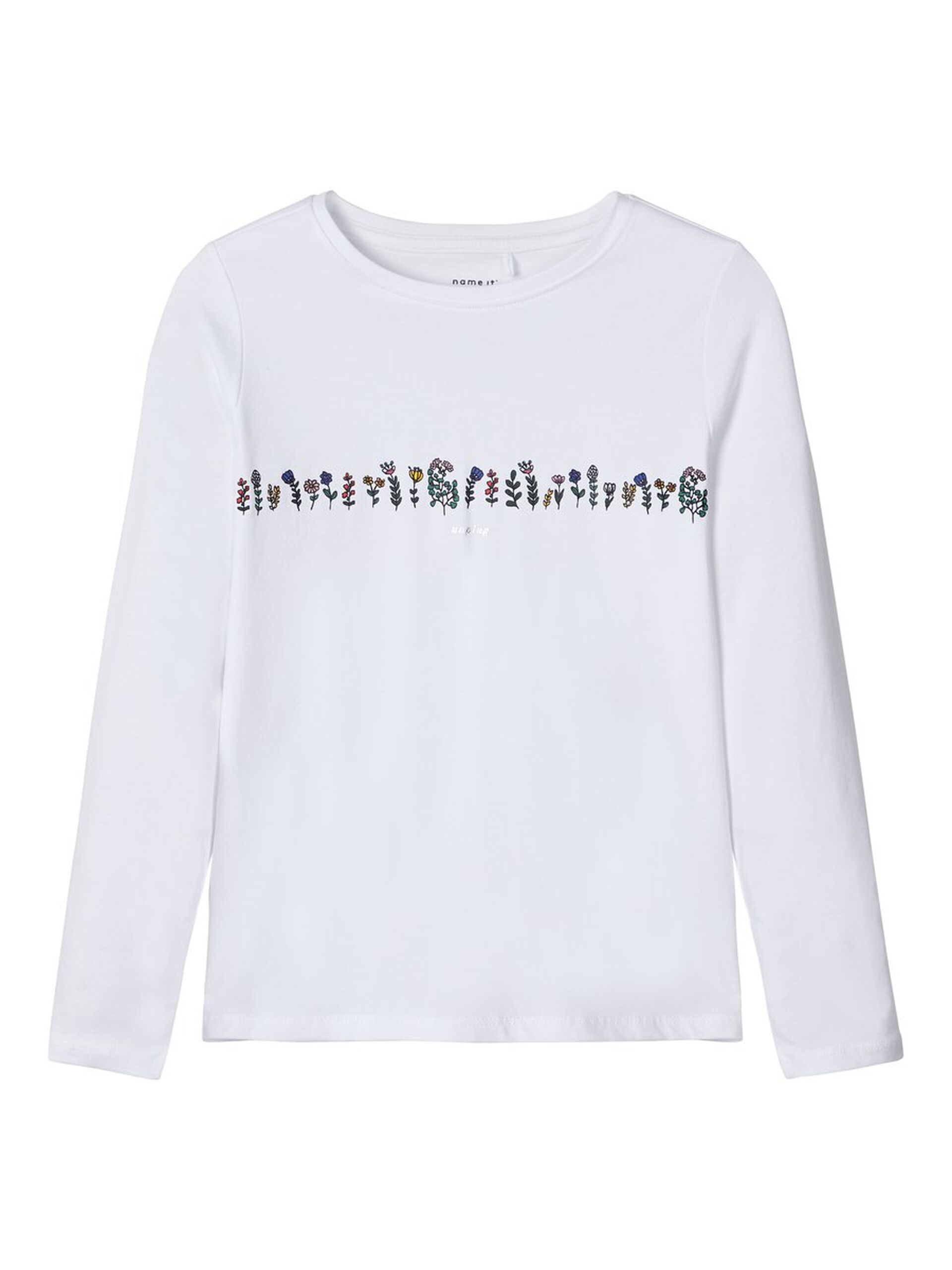 hvit genser med blomster MioTrend Hvit genser med print MioTrend