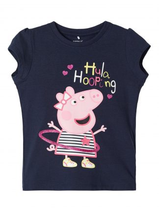 Name It t skjorte til jente og gutt med og uten motiv Name Peppa Gris t skjorte Daxton MioTrend