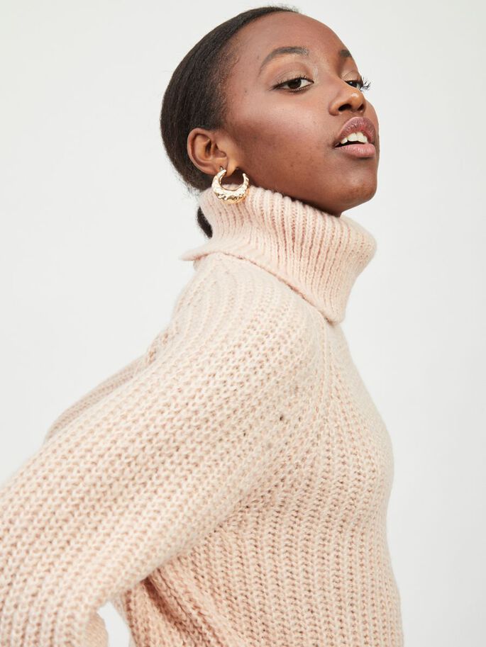 lys rosa genser Visuba MioTrend Rosa oversized genser MioTrend